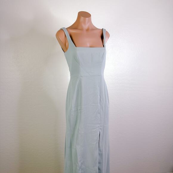 Bella Bridesmaids BB136 Square Neck Maxi Dress Alternate Rachel Green Friends 0 - Picture 5 of 12